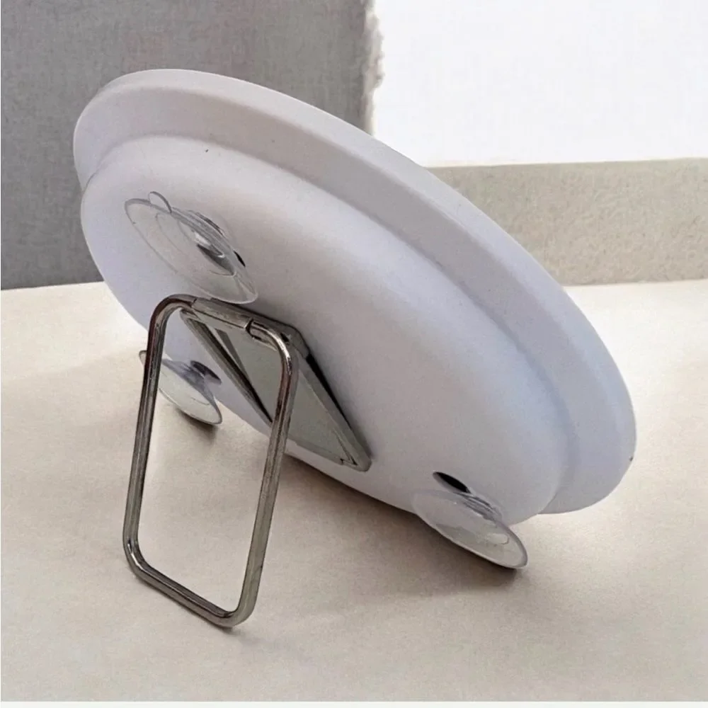 Shower Curtain Hook & Magnifying Mirror Bundle
